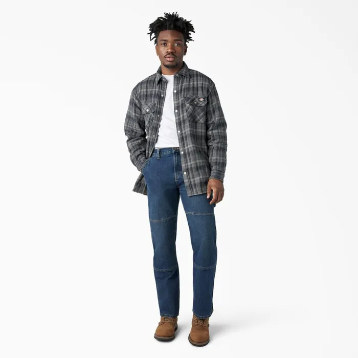 FLEX Relaxed Fit Double Knee Jeans Medium Denim Wash Medium Denim Wash mwi Men Dickies Jeans