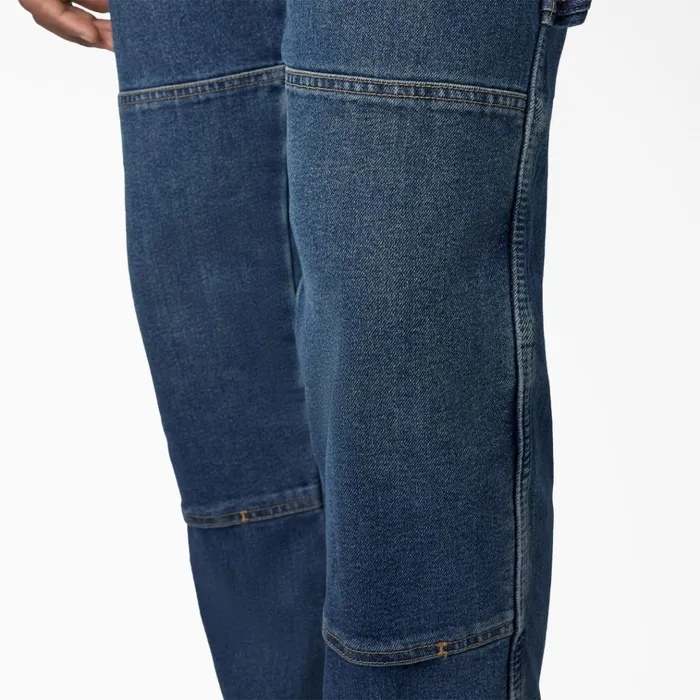 FLEX Relaxed Fit Double Knee Jeans Medium Denim Wash Medium Denim Wash mwi Men Dickies Jeans