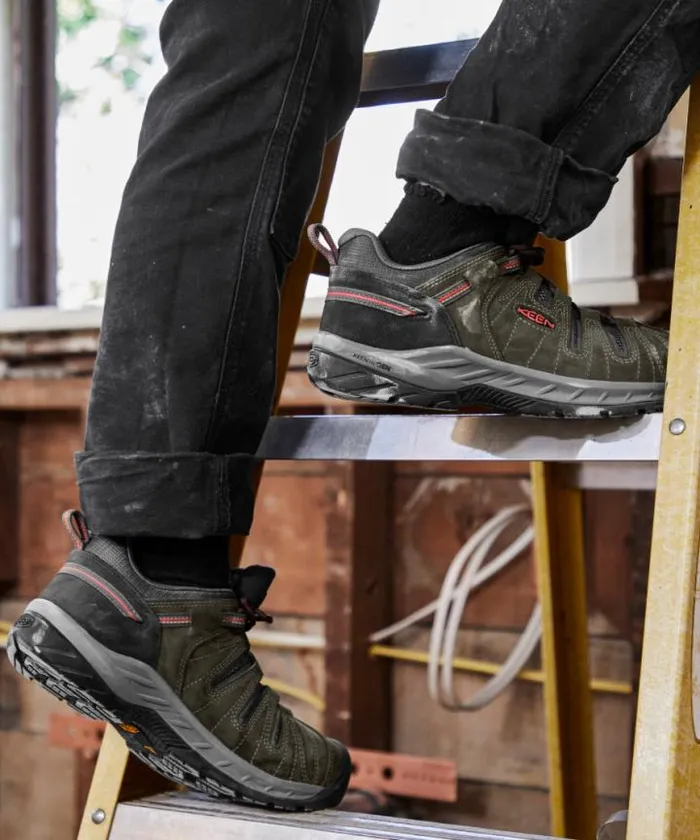 Flint II Steel Toe Cascade BrownSurf Spray Women KEEN Shoes Flint II Steel Toe Cascade BrownSurf Spray Women KEEN Shoes