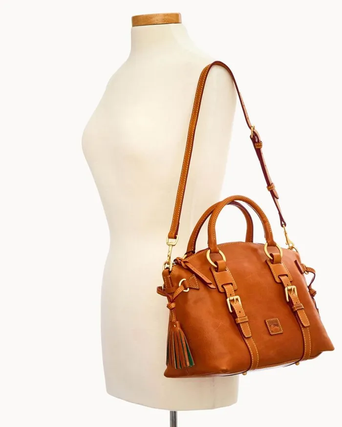 Florentine Bristol Satchel Natural Women Dooney and Bourke Satchels