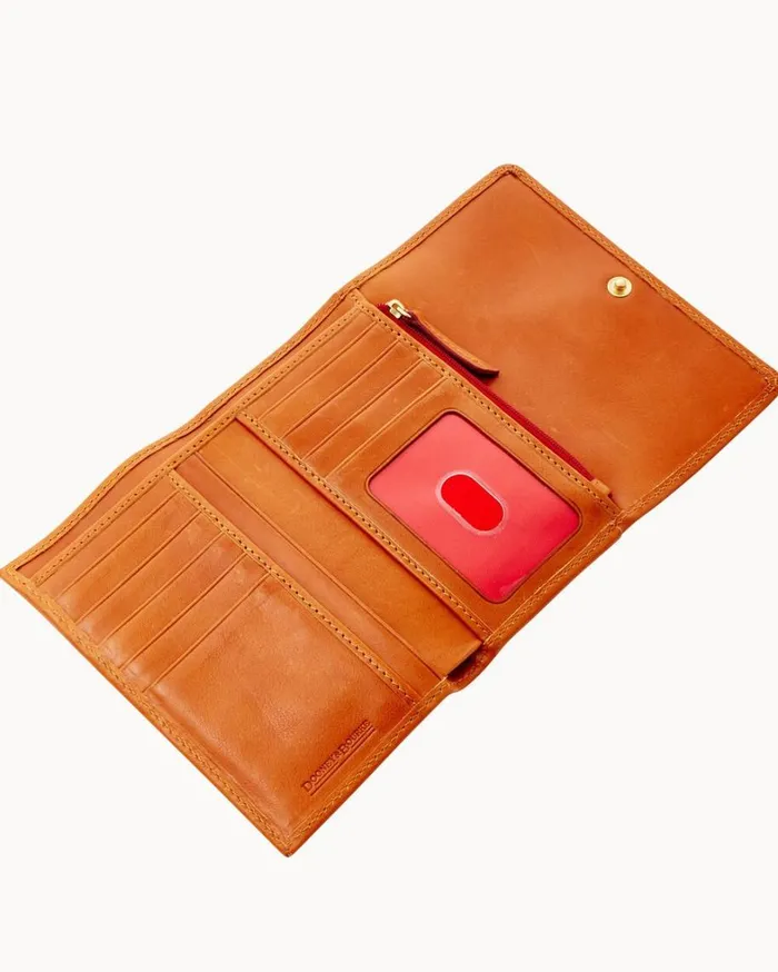 Florentine Flap Wallet Natural Women Dooney and Bourke Wallets Florentine Flap Wallet Natural Women Dooney and Bourke Wallets