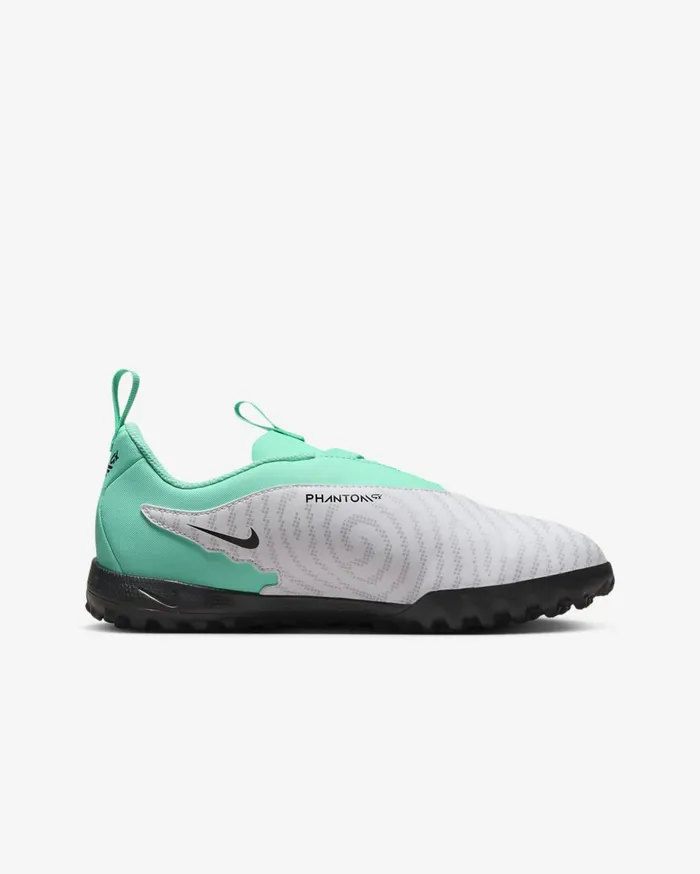Football Kids Nike Jr Phantom GX Academy Hyper Turquoisefuchsia Dreamwhiteblack