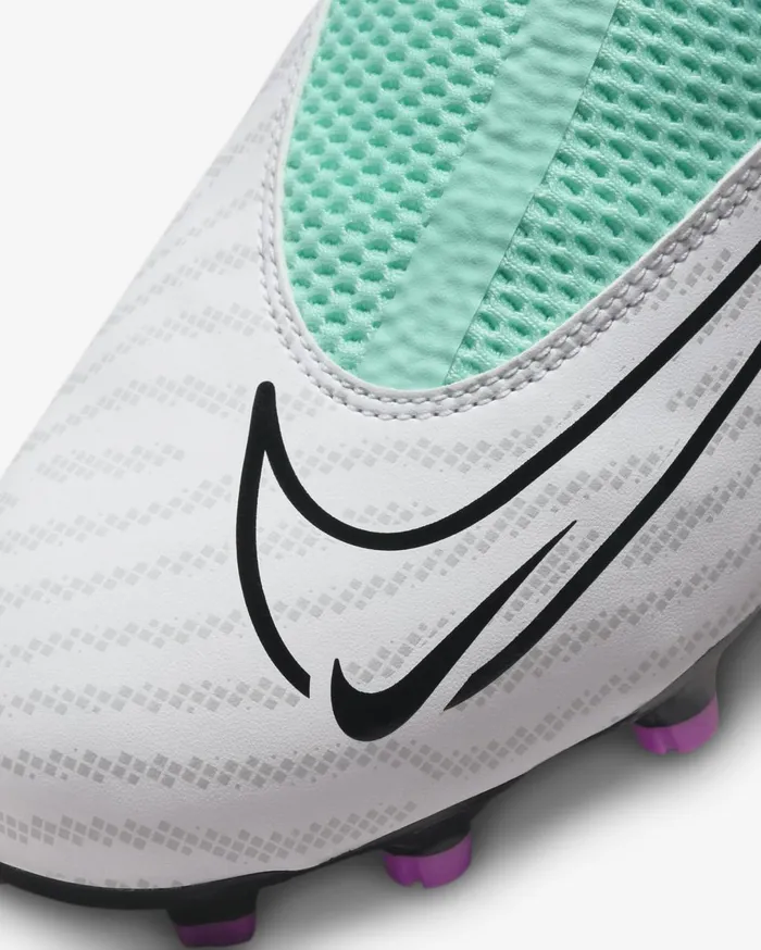 Football Kids Nike Jr Phantom GX Academy Hyper Turquoisefuchsia Dreamwhiteblack