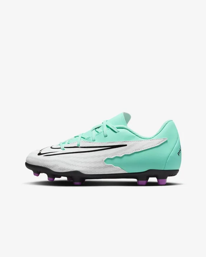 Football Kids Nike Jr Phantom GX Club Hyper Turquoisefuchsia Dreamwhiteblack