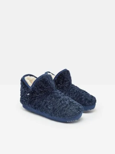 Footwear Boys Joules Navy Slipper Boots