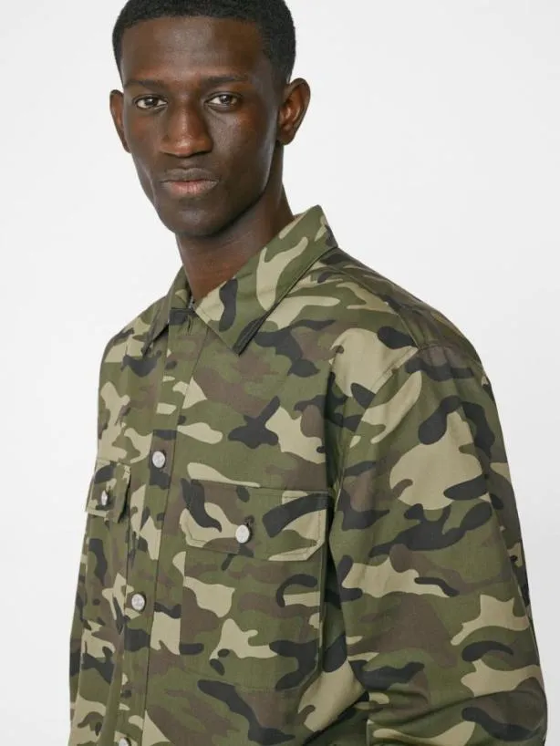 Frame Camo Jacket In CamoNoir Camonoir Men Jackets and Coats Frame Camo Jacket In CamoNoir Camonoir Men Jackets and Coats