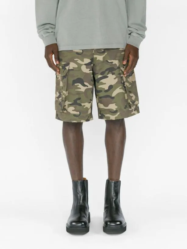 Frame Cargo Shorts In CamoNoir Camonoir Men Pants and Shorts Frame Cargo Shorts In CamoNoir Camonoir Men Pants and Shorts
