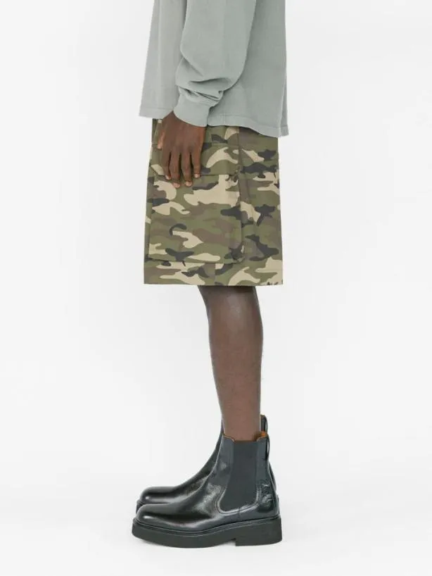 Frame Cargo Shorts In CamoNoir Camonoir Men Pants and Shorts Frame Cargo Shorts In CamoNoir Camonoir Men Pants and Shorts