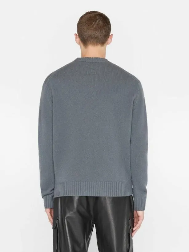 Frame Cashmere Crewneck Sweater In Charcoal Grey Charcoal Grey Men Sweaters and Hoodies