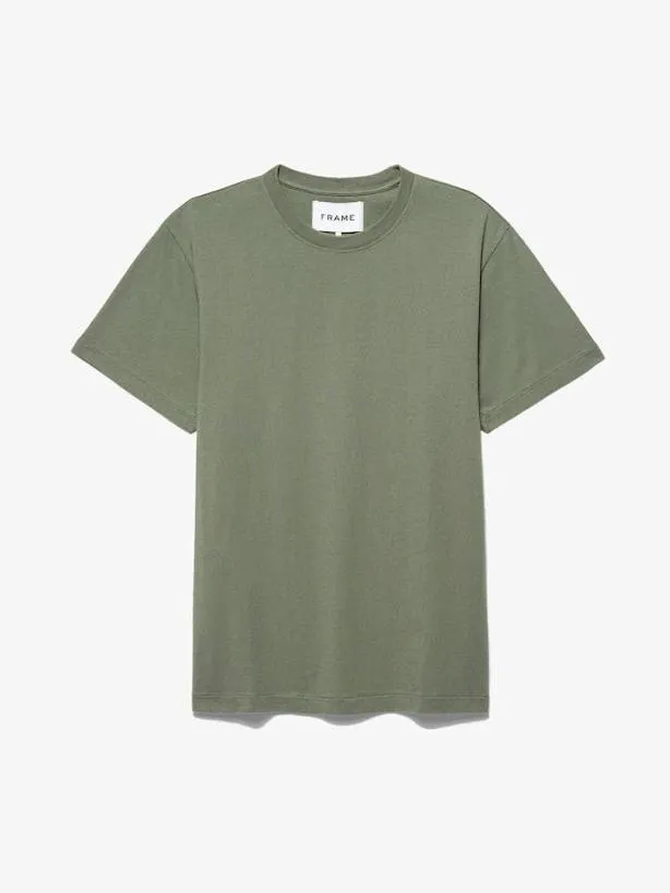 Frame FRAME Logo Tee In Old Green Old Green Men Tees