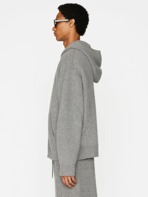 Frame Heavyweight Cashmere Full Zip Hoodie In Warm Grey Warm Gray Men Sweaters and Hoodies Frame Heavyweight Cashmere Full Zip Hoodie In Warm Grey Warm Gray Men Sweaters and Hoodies