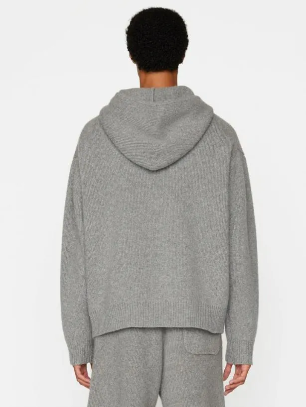 Frame Heavyweight Cashmere Full Zip Hoodie In Warm Grey Warm Gray Men Sweaters and Hoodies Frame Heavyweight Cashmere Full Zip Hoodie In Warm Grey Warm Gray Men Sweaters and Hoodies