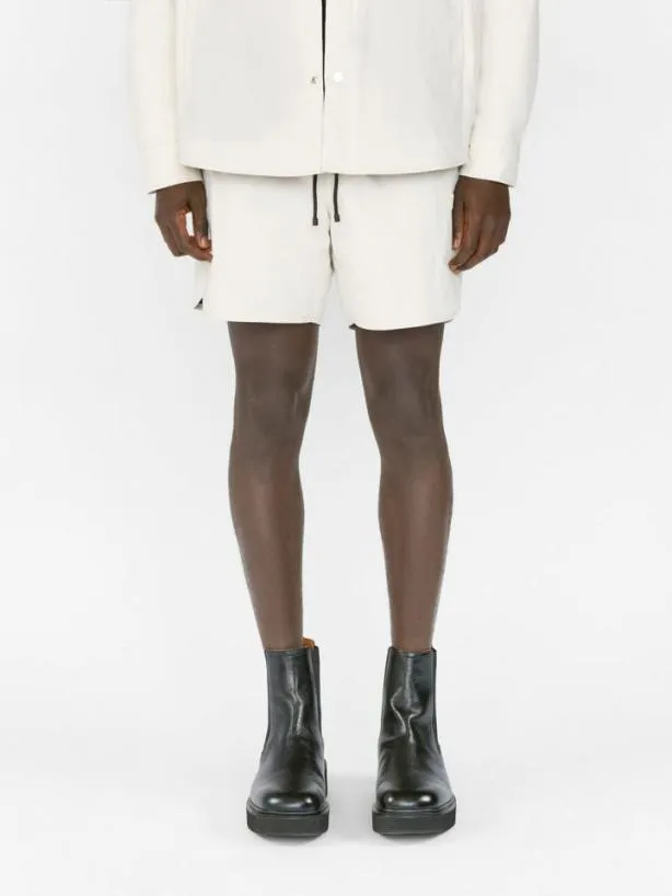 Frame Padded Tech Short In White Beige White Beige Men Pants and Shorts Frame Padded Tech Short In White Beige White Beige Men Pants and Shorts