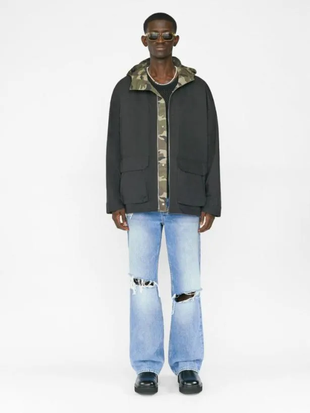 Frame Reversible Camo Parka In CamoNoir Camonoir Men Jackets and Coats Frame Reversible Camo Parka In CamoNoir Camonoir Men Jackets and Coats