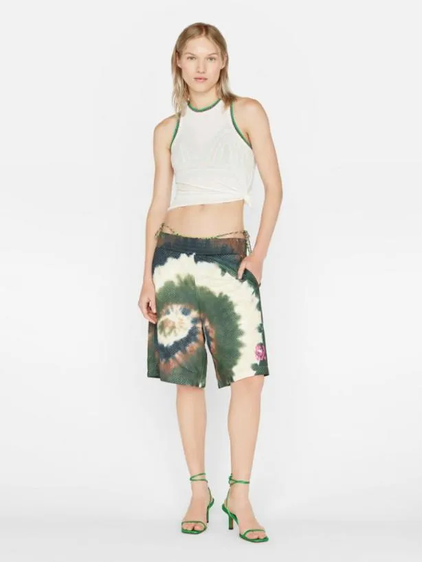 Frame Tie Dye Basketball Shorts In Fatigue Multi Fatigue Multi Women Skirts and Shorts Frame Tie Dye Basketball Shorts In Fatigue Multi Fatigue Multi Women Skirts and Shorts