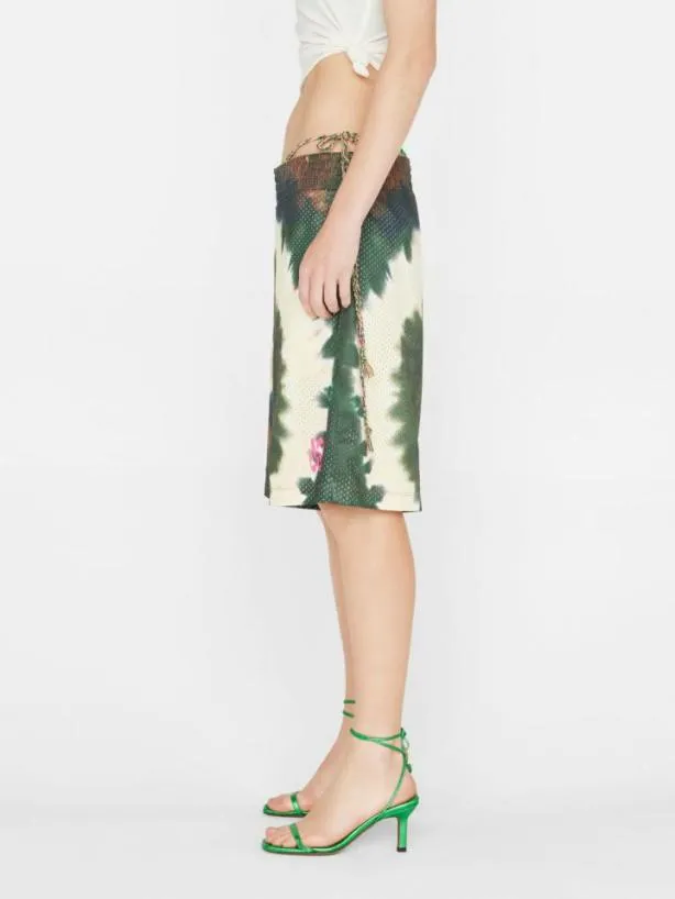 Frame Tie Dye Basketball Shorts In Fatigue Multi Fatigue Multi Women Skirts and Shorts Frame Tie Dye Basketball Shorts In Fatigue Multi Fatigue Multi Women Skirts and Shorts