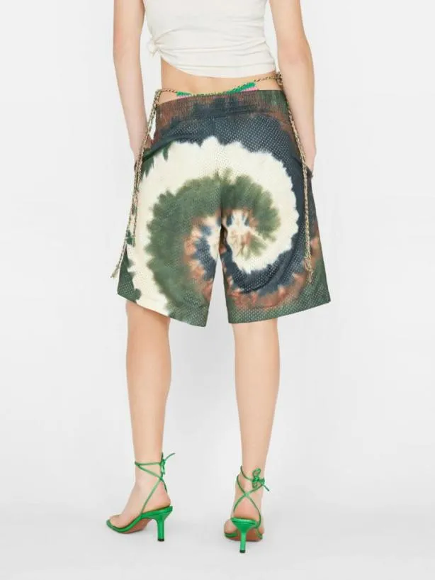 Frame Tie Dye Basketball Shorts In Fatigue Multi Fatigue Multi Women Skirts and Shorts Frame Tie Dye Basketball Shorts In Fatigue Multi Fatigue Multi Women Skirts and Shorts
