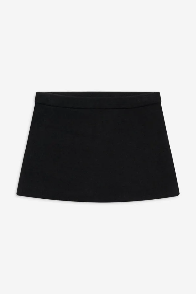 Frankies Bikinis Marialla Mini Skort Black Women Cloud Knits