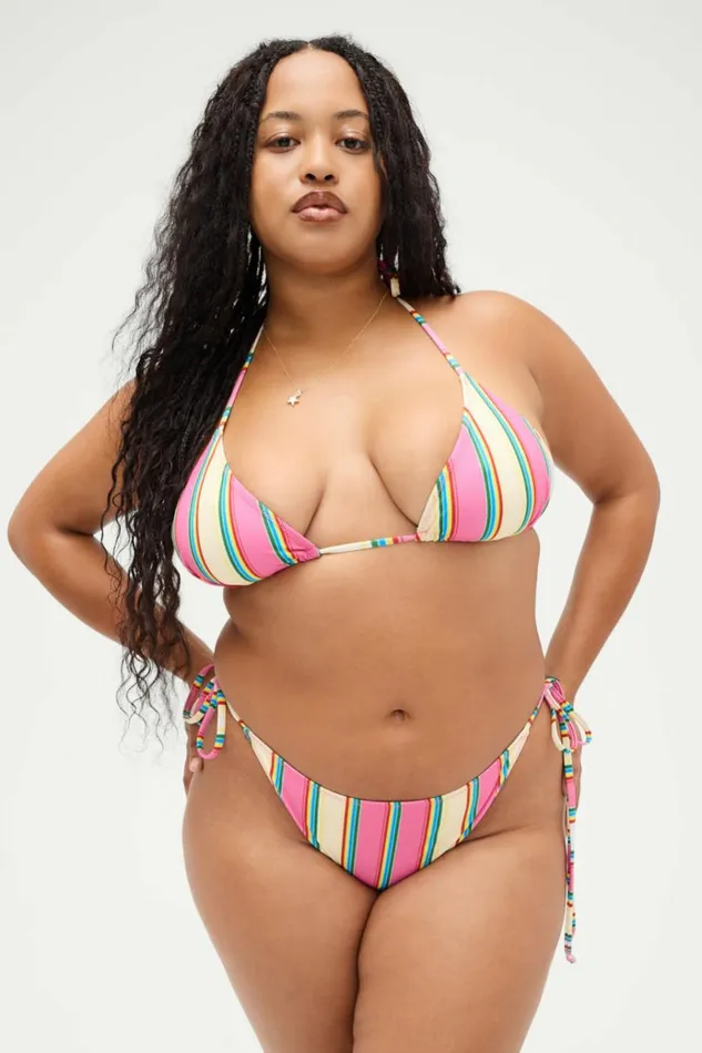 Frankies Bikinis X DJERF AVENUE Mackenzie Cheeky Bikini Bottom Mood Ring Women Bikinis