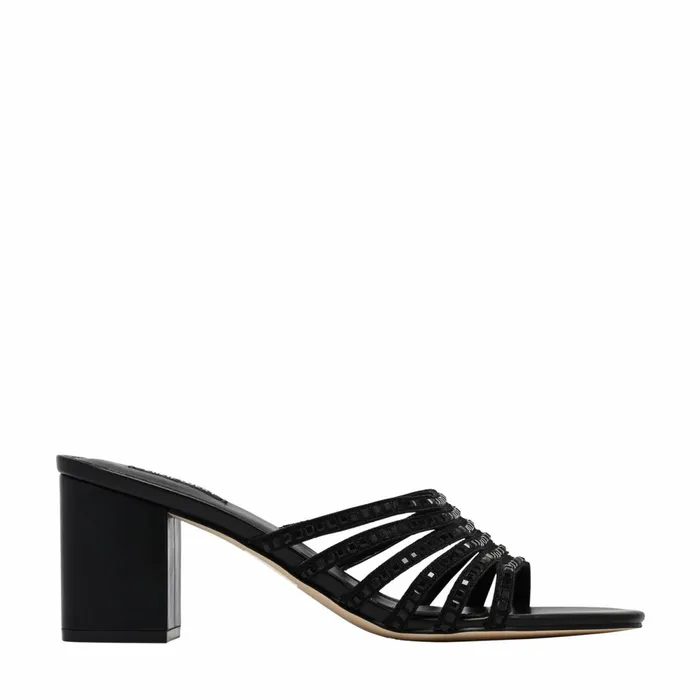 FRISKY Black Multi Women Nine West Sandals
