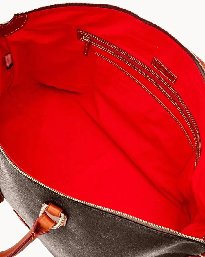 Getaway Cabriolet Weekender Chocolate Women Dooney and Bourke Travel Getaway Cabriolet Weekender Chocolate Women Dooney and Bourke Travel