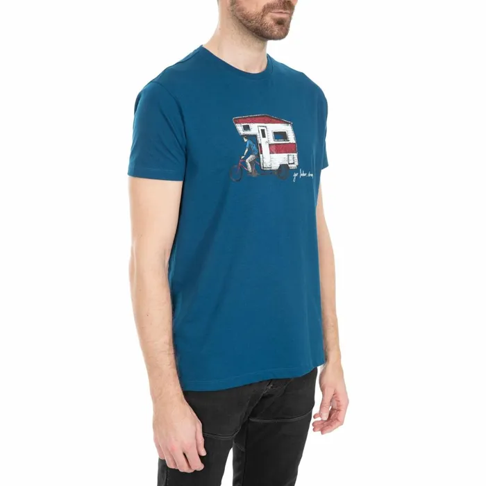 Gibson II Printed Casual TShirt Midnight Men Trespass TShirts