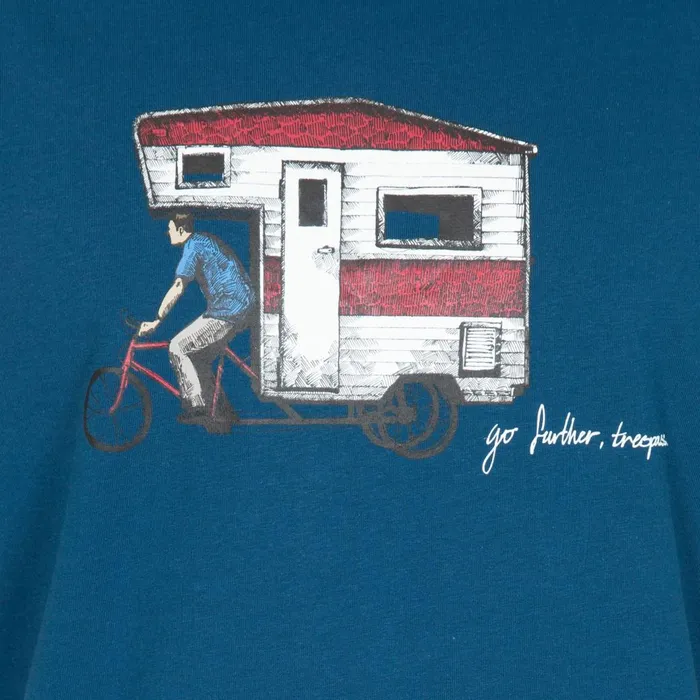 Gibson II Printed Casual TShirt Midnight Men Trespass TShirts