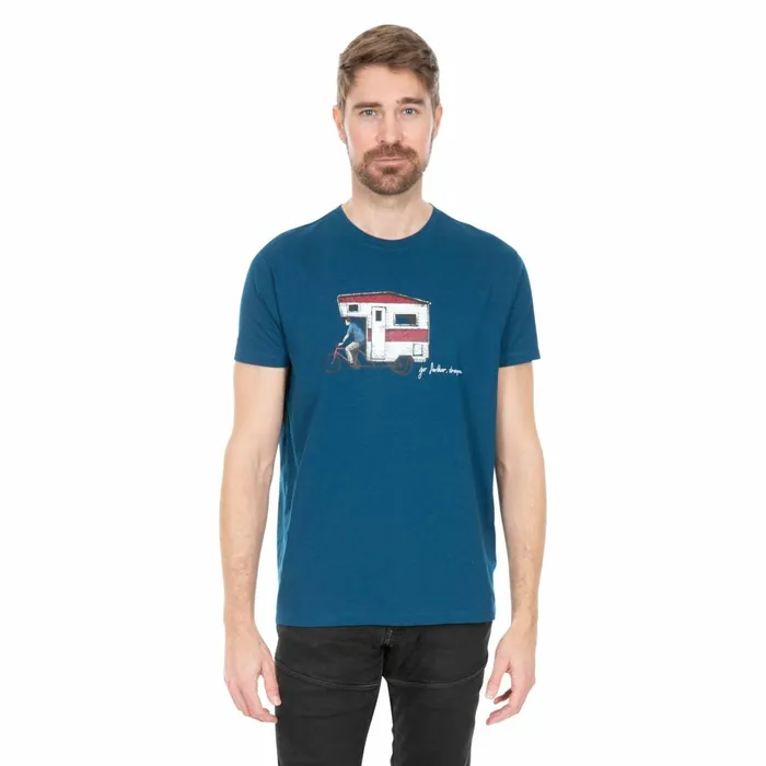 Gibson II Printed Casual TShirt Midnight Men Trespass TShirts