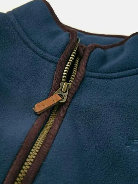 Gilets Boys Joules Blue Fleece Gilet