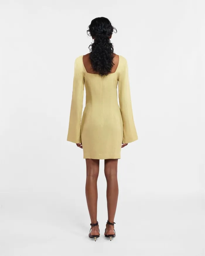Gilia Oat Linen Women Nanushka Dresses Gilia Oat Linen Women Nanushka Dresses
