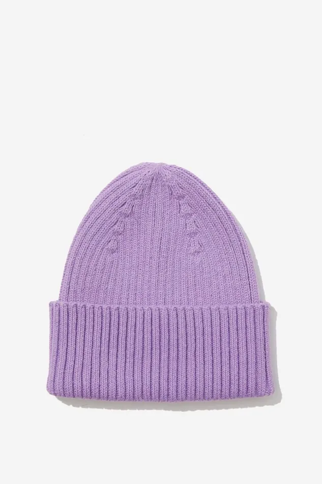 GirlsBoys Hats and Beanies Cotton On Kids Fisherman Beanie Lavender Dreams