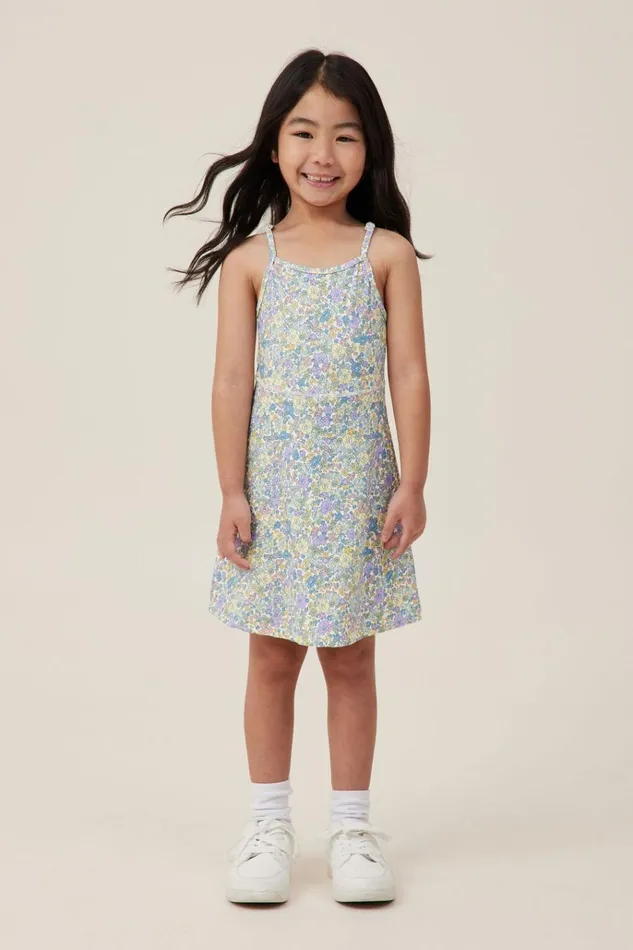Girls Dresses Cotton On Edith Tennis Dress Dark Vanillamiddleton Floral