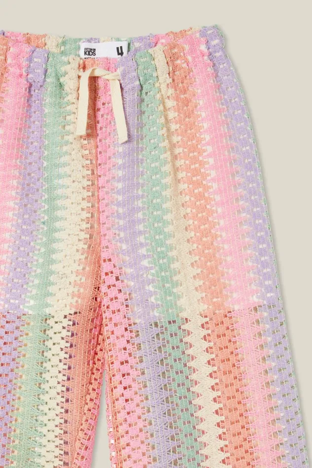 Girls Leggings Pants and Jeans Cotton On Morgan Pant Rainbow Stripe