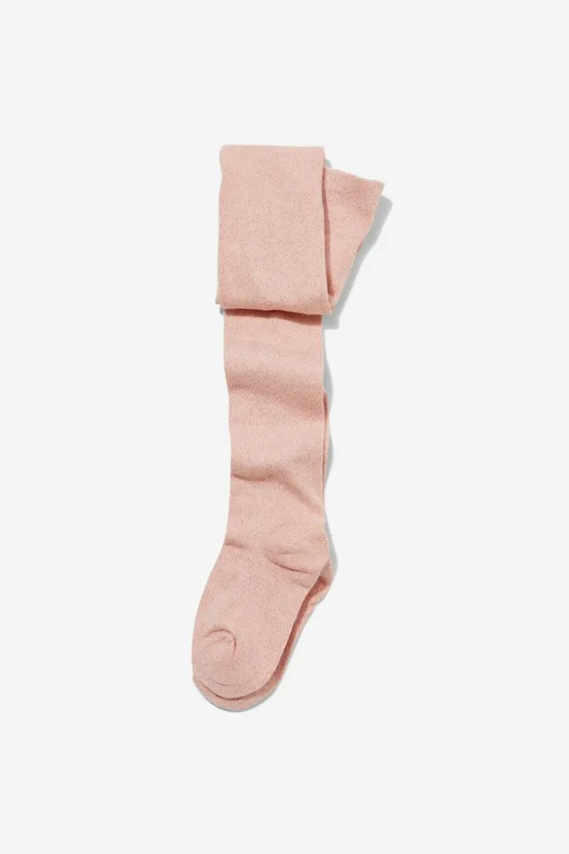 Girls Socks and Tights Cotton On Solid Tights New Pink Shimmer