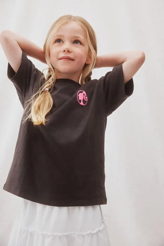 Girls Tops and TShirts Cotton On License Drop Shoulder Short Sleeve Tee Lcn Mat Barbie Dream Housephantom Girls Tops and TShirts Cotton On License Drop Shoulder Short Sleeve Tee Lcn Mat Barbie Dream Housephantom