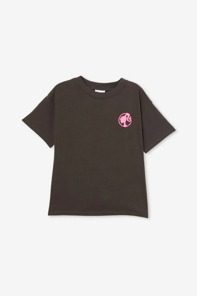Girls Tops and TShirts Cotton On License Drop Shoulder Short Sleeve Tee Lcn Mat Barbie Dream Housephantom Girls Tops and TShirts Cotton On License Drop Shoulder Short Sleeve Tee Lcn Mat Barbie Dream Housephantom