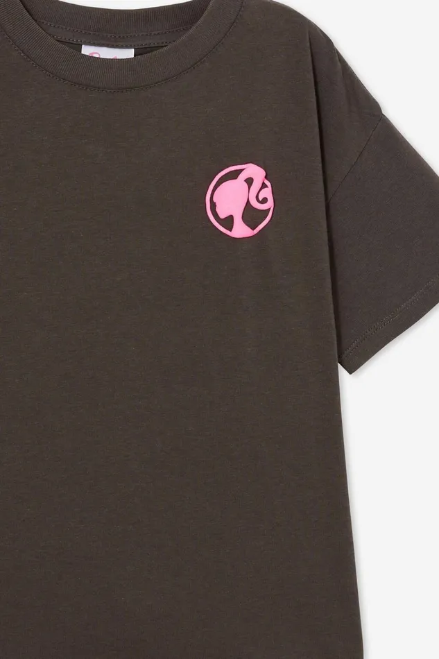 Girls Tops and TShirts Cotton On License Drop Shoulder Short Sleeve Tee Lcn Mat Barbie Dream Housephantom Girls Tops and TShirts Cotton On License Drop Shoulder Short Sleeve Tee Lcn Mat Barbie Dream Housephantom