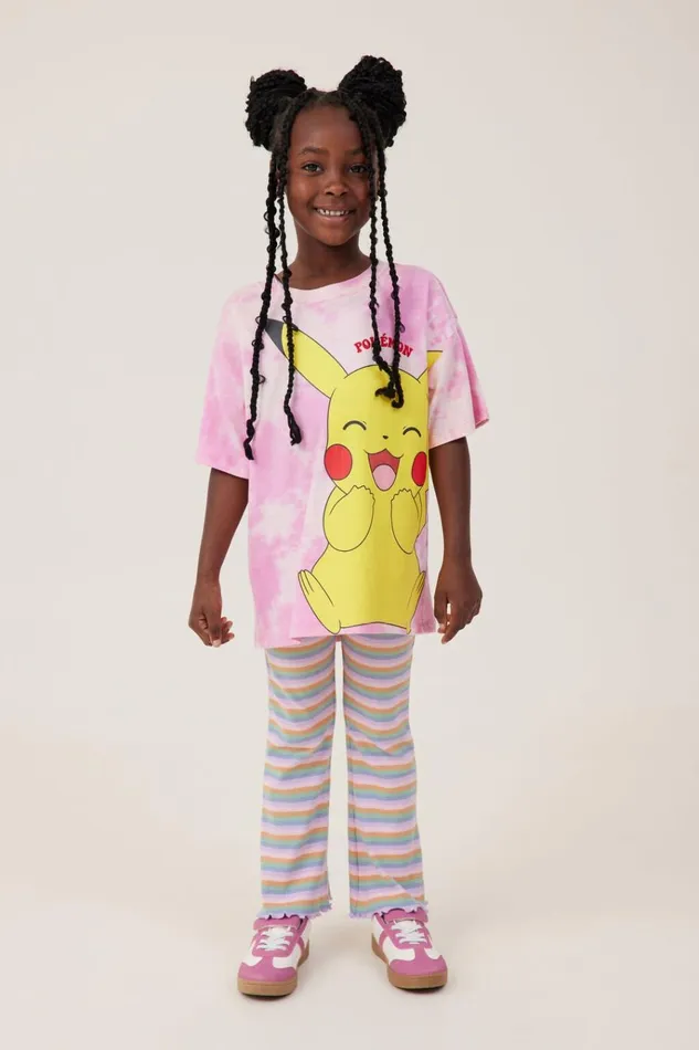 Girls Tops and TShirts Cotton On License Drop Shoulder Short Sleeve Tee Lcn Pok Pokemon Happypink Gerbera Girls Tops and TShirts Cotton On License Drop Shoulder Short Sleeve Tee Lcn Pok Pokemon Happypink Gerbera
