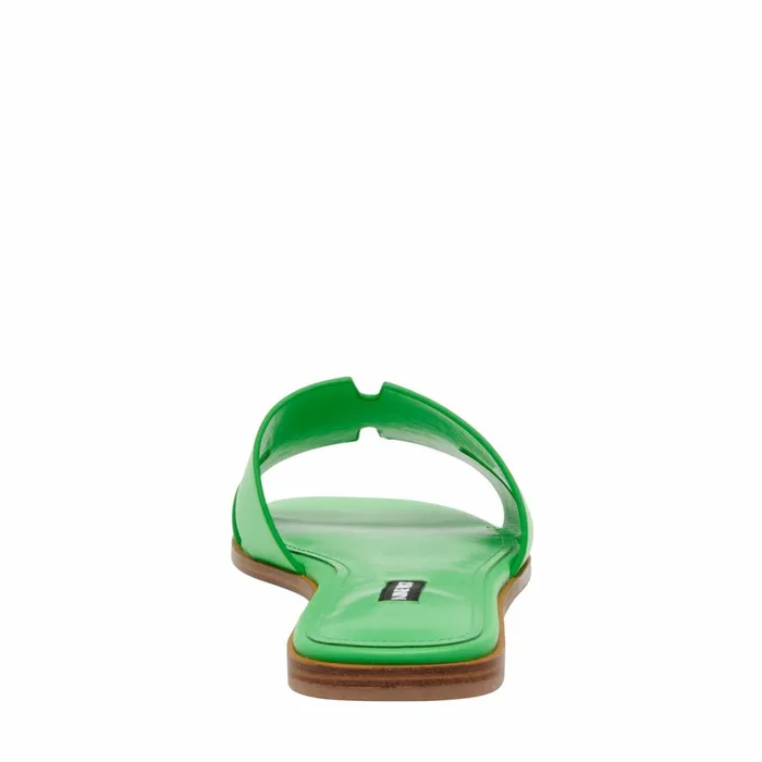 GISELLE Green Women Nine West Flats