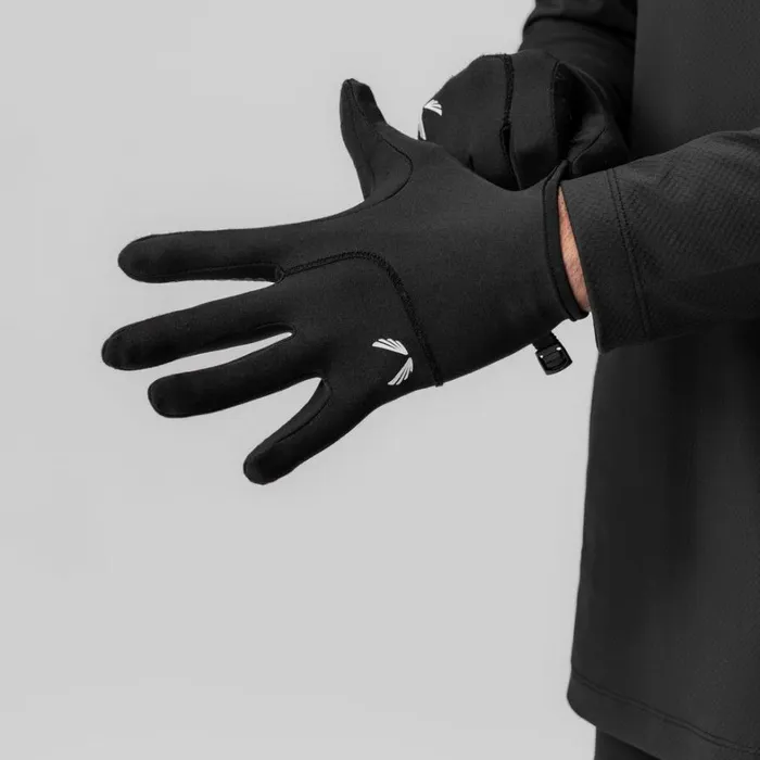 Gloves and Sleeves Men ASRV Aeroheat Lightweight Gloves Black wings