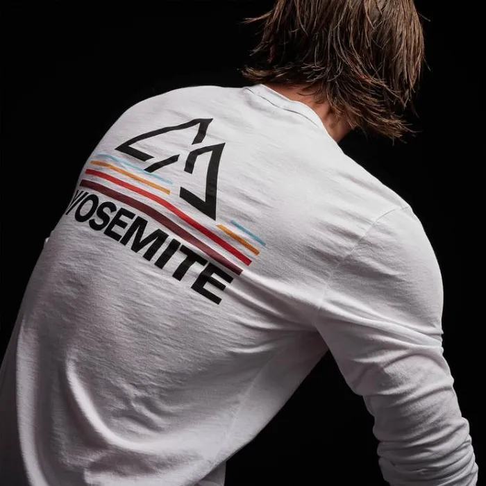 Graphics Men James Perse Long Sleeve Retro Stripe Graphic White