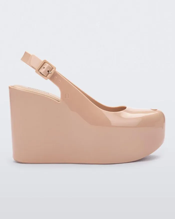Groovy Beige Women Melissa Platforms