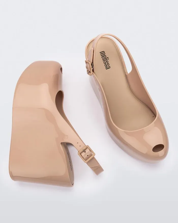 Groovy Beige Women Melissa Platforms