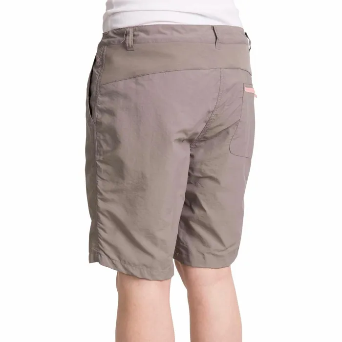 Hashtag Quick Dry Trekking Shorts Storm Grey Women Trespass Shorts