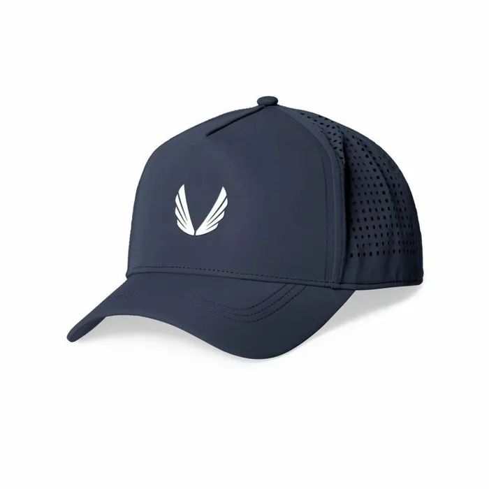 Hats and Headwear Men ASRV Performance AFrame Hat Navywhite 034wings034