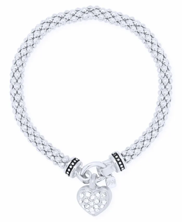 HEART BANGLE Silver Women Nine West