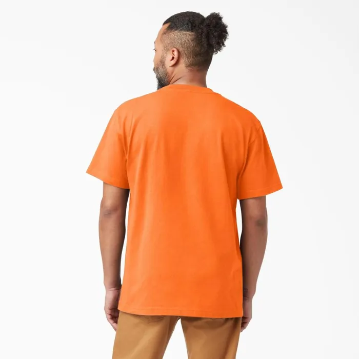Heavyweight Neon Short Sleeve Pocket TShirt Bright Orange Bright Orange bod Men Dickies Hi Vis Heavyweight Neon Short Sleeve Pocket TShirt Bright Orange Bright Orange bod Men Dickies Hi Vis