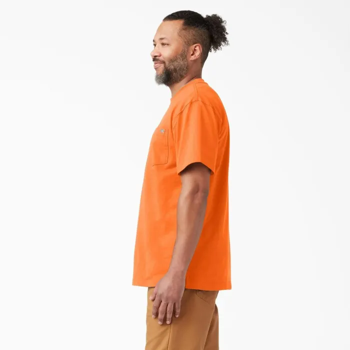 Heavyweight Neon Short Sleeve Pocket TShirt Bright Orange Bright Orange bod Men Dickies Hi Vis Heavyweight Neon Short Sleeve Pocket TShirt Bright Orange Bright Orange bod Men Dickies Hi Vis