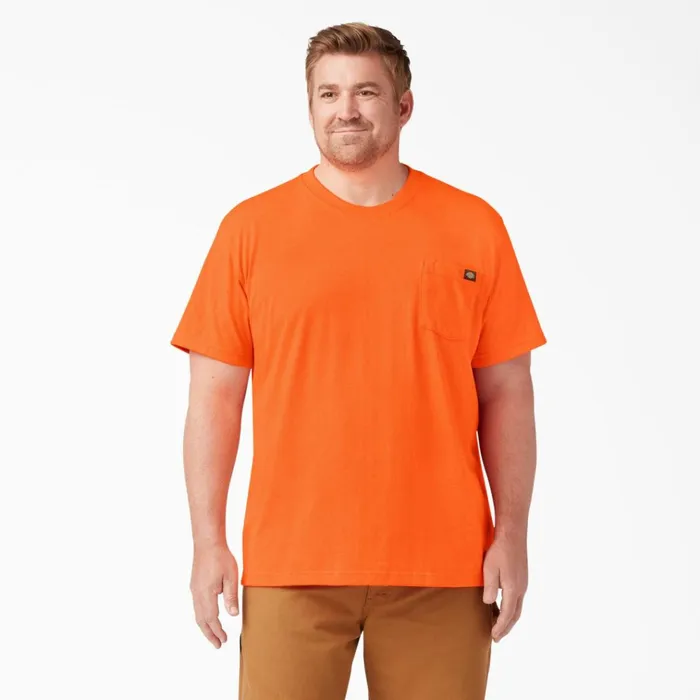 Heavyweight Neon Short Sleeve Pocket TShirt Bright Orange Bright Orange bod Men Dickies Hi Vis Heavyweight Neon Short Sleeve Pocket TShirt Bright Orange Bright Orange bod Men Dickies Hi Vis