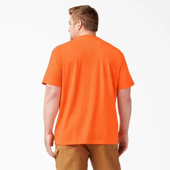 Heavyweight Neon Short Sleeve Pocket TShirt Bright Orange Bright Orange bod Men Dickies Hi Vis Heavyweight Neon Short Sleeve Pocket TShirt Bright Orange Bright Orange bod Men Dickies Hi Vis